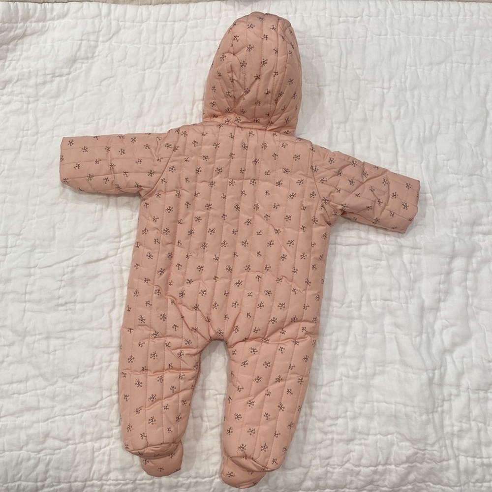 Zara Pink Baby Snowsuit - Picture 5 of 6